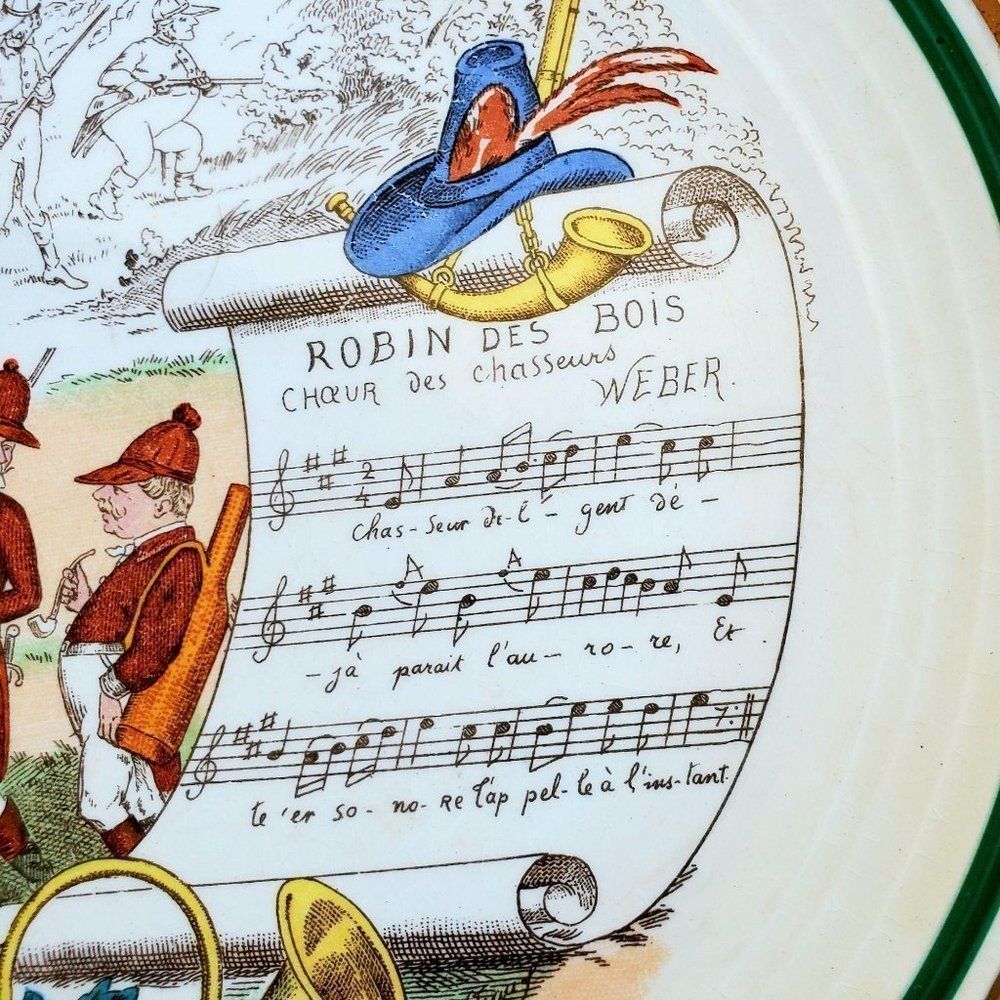 Antique Plates, 2 Parry Vielle PV French Limoges - Picture 4 of 10